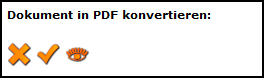 Dokument nachträglich in PDF konvertieren